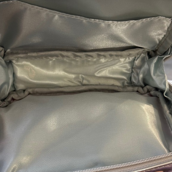 Viral Sardine Can Shiny Bag Embroidered Textured Cosmetic Pouch‎ Funky Unique - Picture 2 of 15